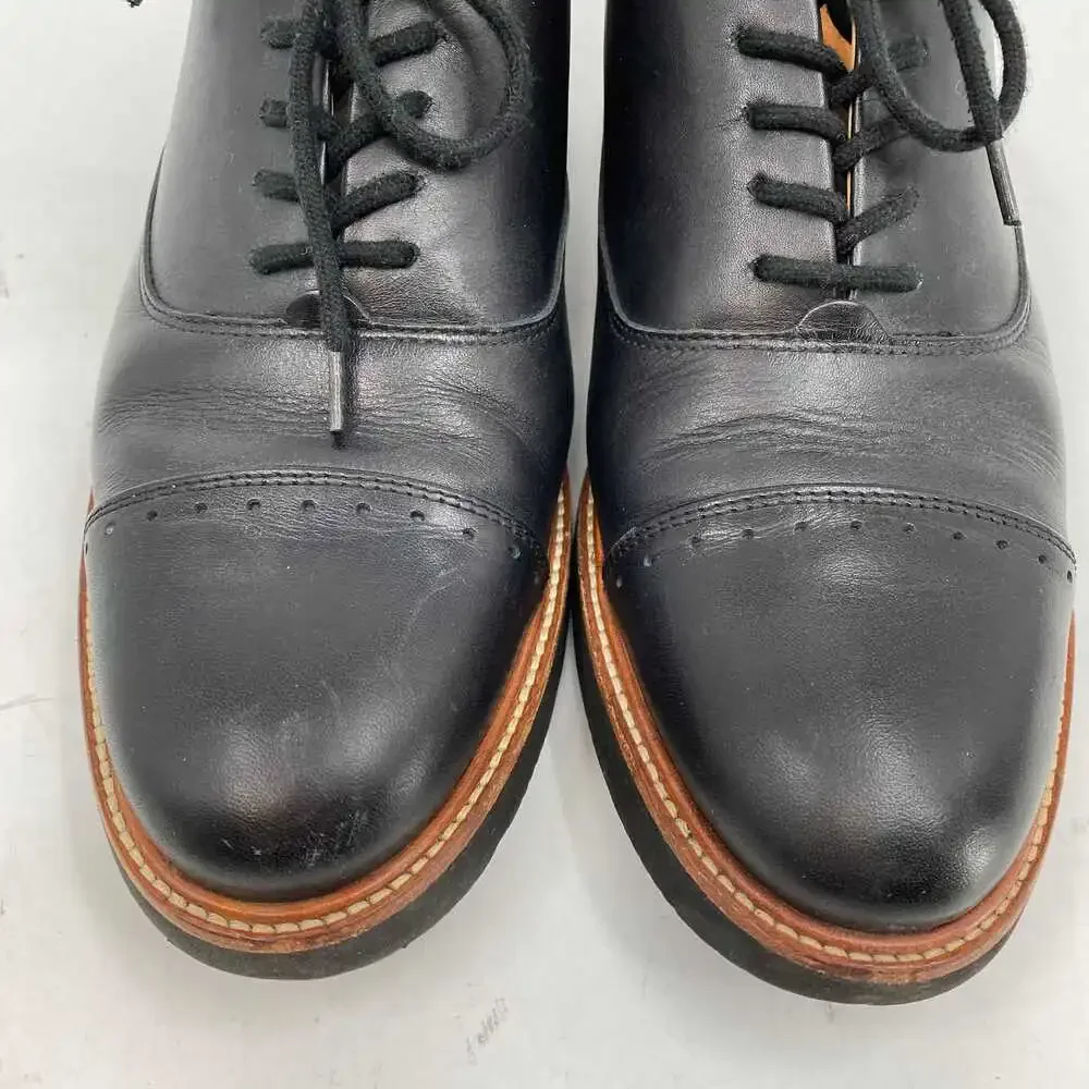 Samuel Hubbard Black Cap Toe Oxfords | Size 9